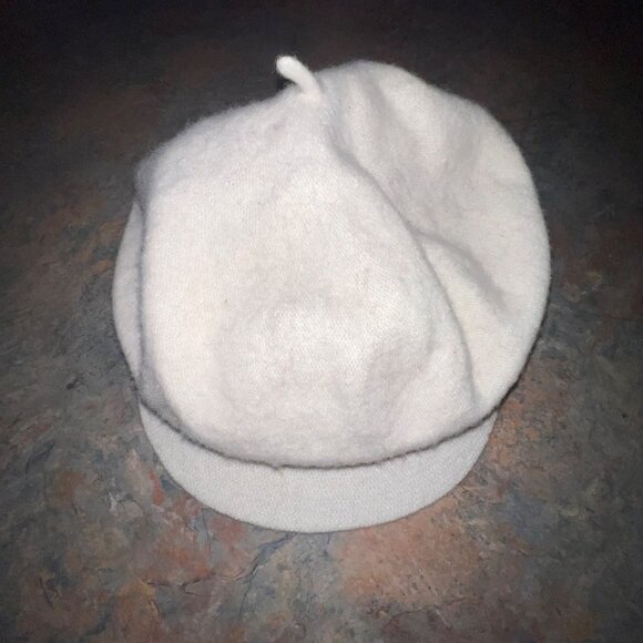 Nine‎ West Wool Blend Ivory Newsboy Cap With Tag - Picture 3 of 6